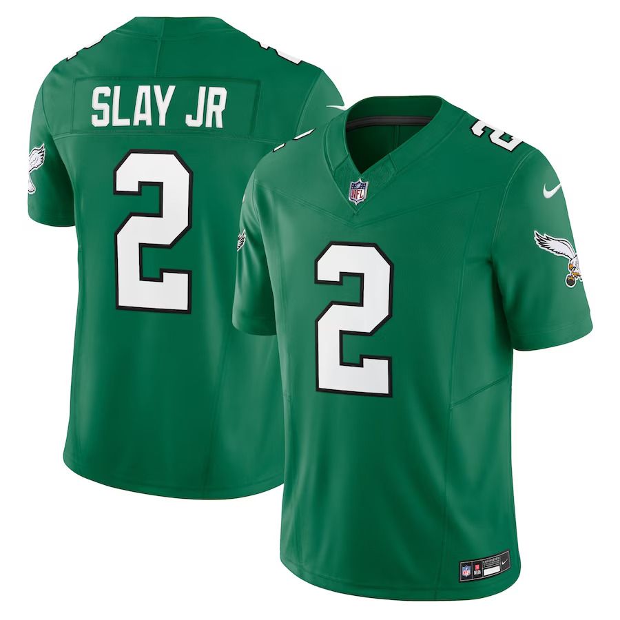 Men Philadelphia Eagles 2 Darius Slay Jr. Nike Kelly Green Alternate Vapor F.U.S.E. Limited NFL Jersey